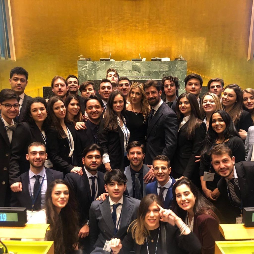 Cerimonia di chiusura al Palazzo di Vetro NMUN NY 2019