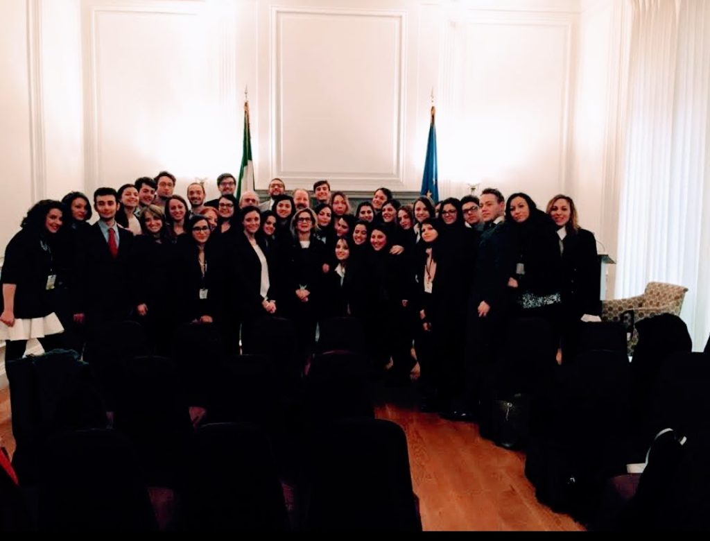 Visita Istituzionale presso il Consolato Generale della Repubblica Italiana nello stato di New York - NMUN NY 2015