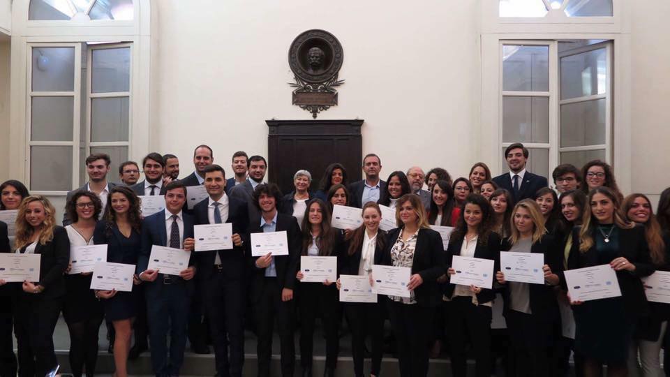Cerimonia di consegna degli attestati di partecipazione NMUN NY 2015